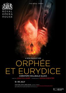 Orphée et Eurydice opera poster design by Damien Frost