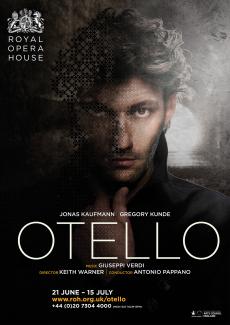 Otello: Royal Opera House poster design by Damien Frost