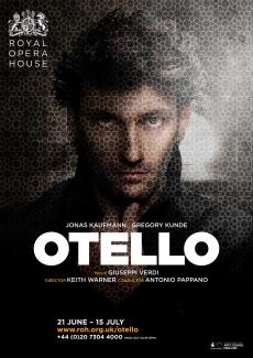 Otello: Royal Opera House poster design by Damien Frost