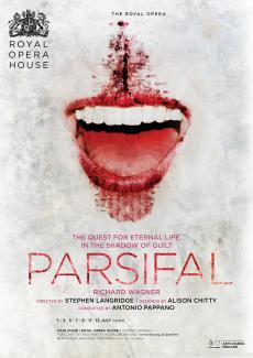 Parsifal opera poster design by Damien Frost