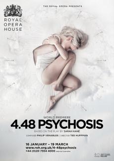 4.48 Psychosis opera poster by Damien Frost