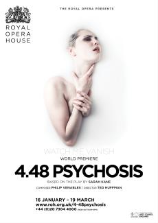 4.48 Psychosis opera poster by Damien Frost