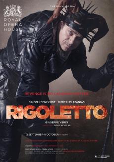 Rigoletto opera poster design by Damien Frost