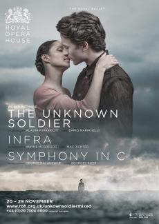 The Unknown Solider ballet poster and photography by Damien Frost