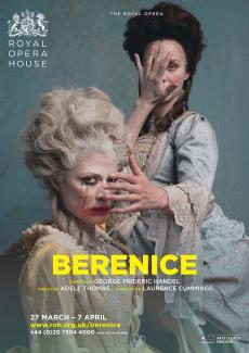 Berenice opera poster design by Damien Frost