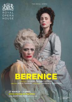 Berenice opera poster design by Damien Frost