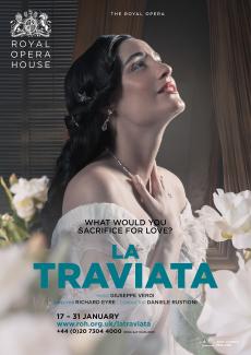 La Traviata opera poster design by Damien Frost