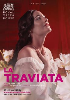 La Traviata opera poster design by Damien Frost