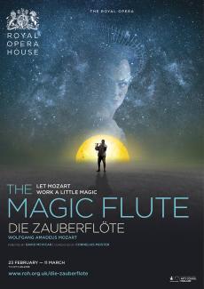 DIE ZAUBERFLÖTE (The Magic Flute) opera poster design by Damien Frost