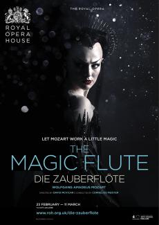 DIE ZAUBERFLÖTE (The Magic Flute) opera poster design by Damien Frost