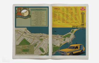 This is Not Art Festival programme inside spread