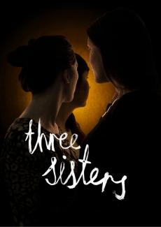 Three Sisters theatre poster design by Damien Frost