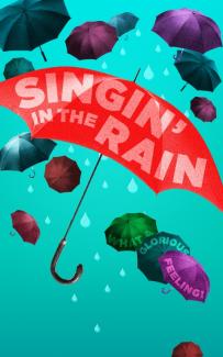 Singing in the Rain theatre draft concept design by Damien Frost