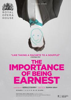 The Importance of Being Earnest opera poster by Damien Frost