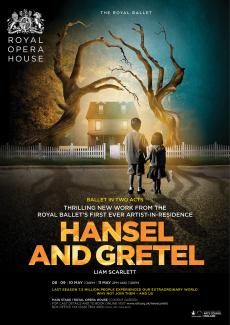 Hansel And Gretel ballet poster design by Damien Frost