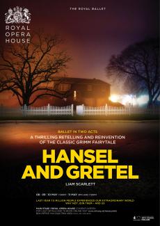 Hansel And Gretel ballet poster design by Damien Frost