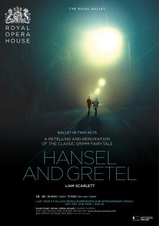 Hansel And Gretel ballet poster design by Damien Frost