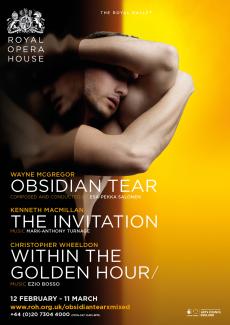 Obsidian Tear ballet concept poster design by Damien Frost