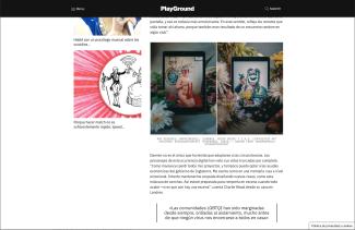 Playground magazine interview with Damien Frost