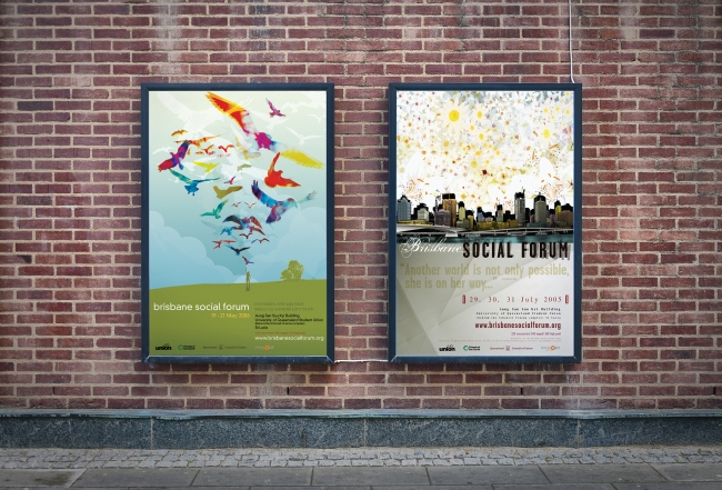 Brisbane Social Forum posters