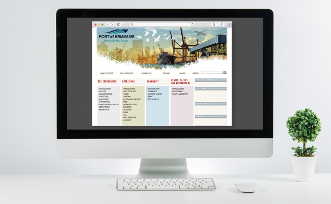 Brisbane Port Corporation website