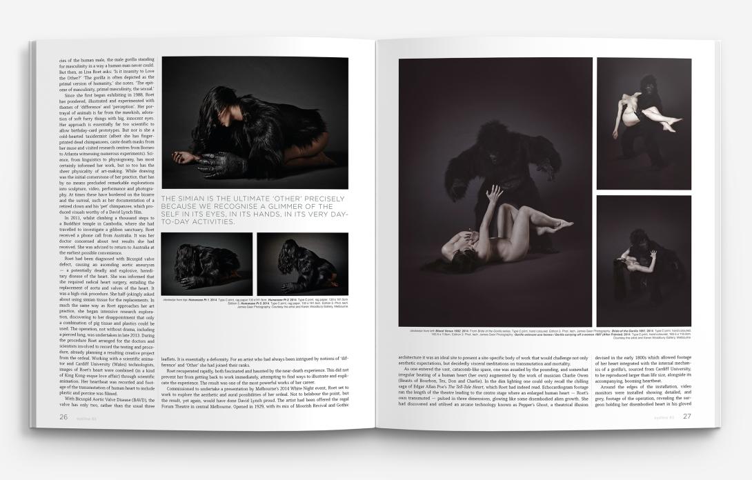 Eyeline magazine | designed by Damien Frost